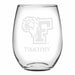 Fordham Stemless Wine Glasses Made in the USA