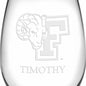 Fordham Stemless Wine Glasses Made in the USA Shot #3