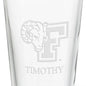 Fordham University 16 oz Pint Glass Shot #3