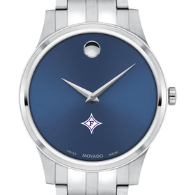 Furman Men&#39;s Movado Collection Stainless Steel Watch with Blue Dial Shot #1