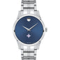 Furman Men's Movado Collection Stainless Steel Watch with Blue Dial Shot #2