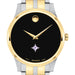 Furman Men's Movado Collection Two-Tone Watch with Black Dial