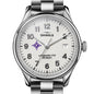 Furman University Shinola Watch, The Vinton 38 mm Alabaster Dial at M.LaHart & Co. Shot #1