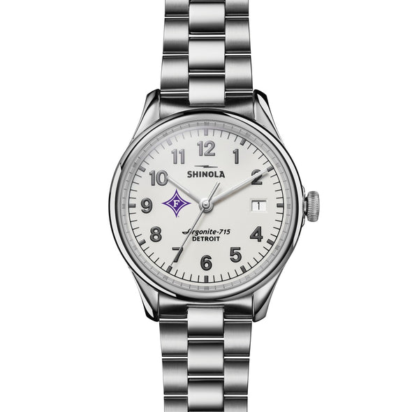 Furman University Shinola Watch, The Vinton 38 mm Alabaster Dial at M.LaHart &amp; Co. Shot #2