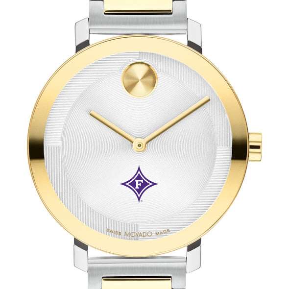 Furman University Women&#39;s Movado BOLD 2-Tone with Bracelet Shot #1