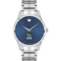 George Mason Men's Movado Collection Stainless Steel Watch with Blue Dial Shot #2