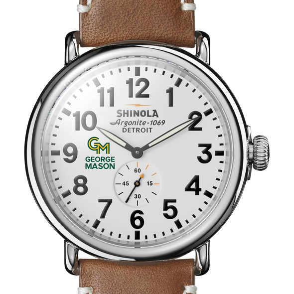 George Mason Shinola Watch, The Runwell 47 mm White Dial Shot #1