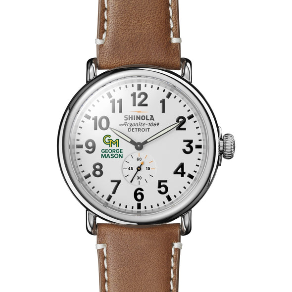 George Mason Shinola Watch, The Runwell 47 mm White Dial Shot #2