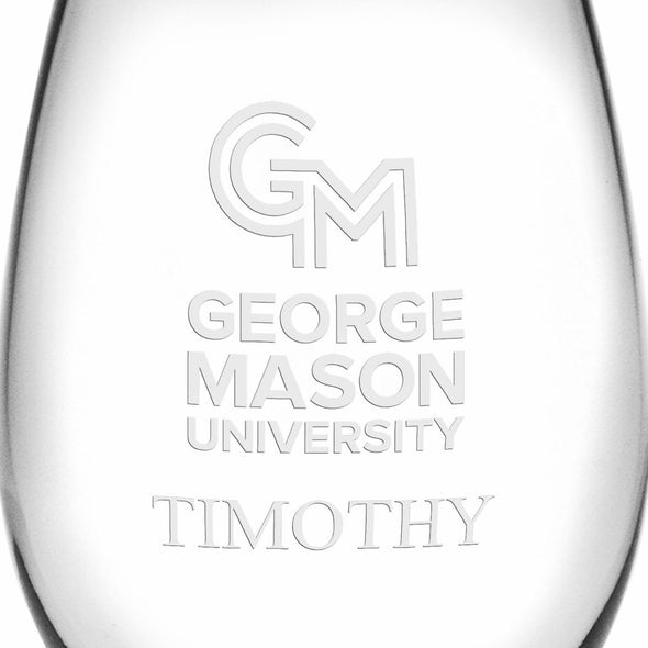 George Mason Stemless Wine Glasses Made in the USA Shot #3