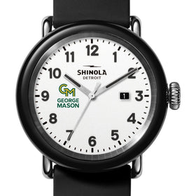 George Mason University Shinola Watch, The Detrola 43 mm White Dial at M.LaHart &amp; Co. Shot #1