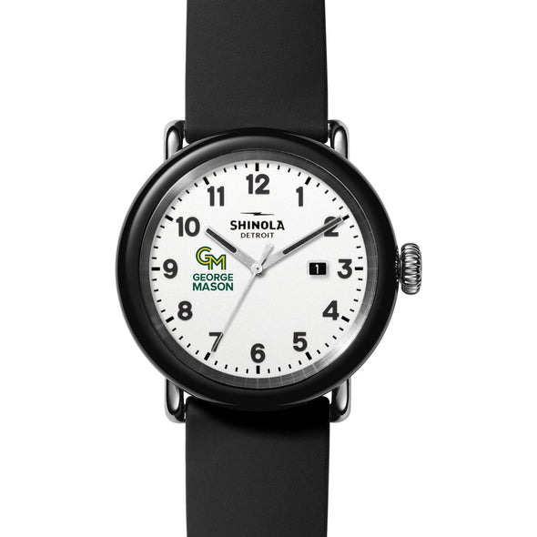 George Mason University Shinola Watch, The Detrola 43 mm White Dial at M.LaHart &amp; Co. Shot #2