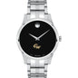 George Washington Men's Movado Collection Stainless Steel Watch with Black Dial Shot #2