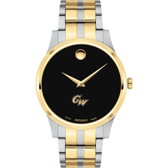 George Washington Men&#39;s Movado Collection Two-Tone Watch with Black Dial Shot #2