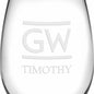 George Washington Stemless Wine Glasses Made in the USA Shot #3