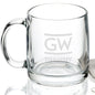 George Washington University 13 oz Glass Coffee Mug Shot #2