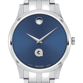 Georgetown Men&#39;s Movado Collection Stainless Steel Watch with Blue Dial Shot #1