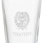 Georgetown University 16 oz Pint Glass Shot #3