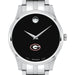 Georgia Men's Movado Collection Stainless Steel Watch with Black Dial