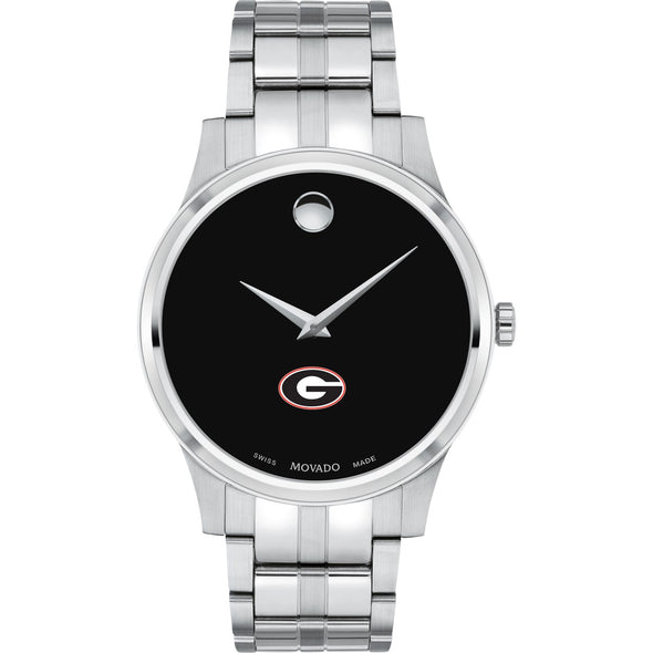 Georgia Men&#39;s Movado Collection Stainless Steel Watch with Black Dial Shot #2