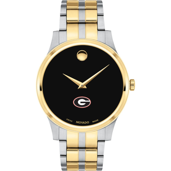 Georgia Men&#39;s Movado Collection Two-Tone Watch with Black Dial Shot #2