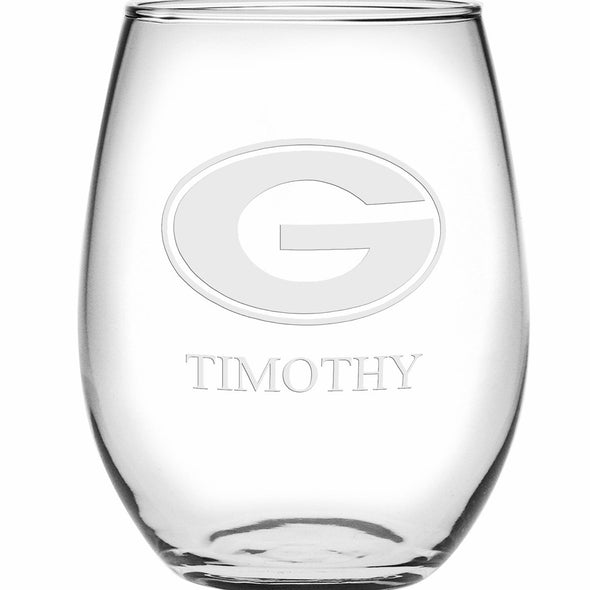 Georgia Stemless Wine Glasses Made in the USA Shot #2