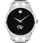 Georgia Tech Men's Movado Collection Stainless Steel Watch with Black Dial Shot #1