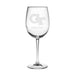 Georgia Tech Red Wine Glasses - Made in the USA