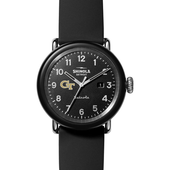 Georgia Tech Shinola Watch, The Detrola 43 mm Black Dial at M.LaHart &amp; Co. Shot #2