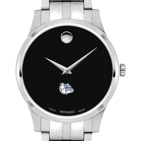 Gonzaga Men&#39;s Movado Collection Stainless Steel Watch with Black Dial Shot #1