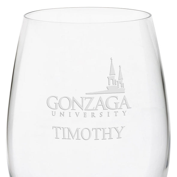 Gonzaga Red Wine Glasses Shot #3