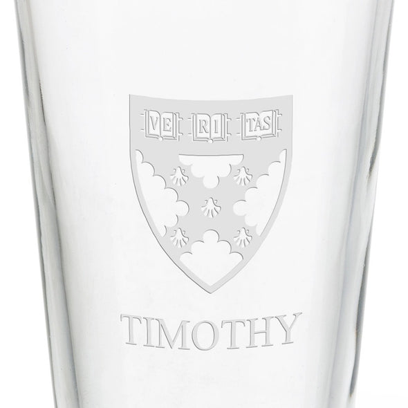 Harvard Business School 16 oz Pint Glass Shot #3