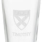 Harvard Business School 16 oz Pint Glass Shot #3