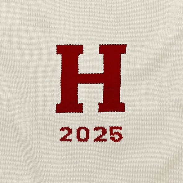 Harvard Class of 2025 Ivory and Maroon Sweater by M.LaHart Shot #2