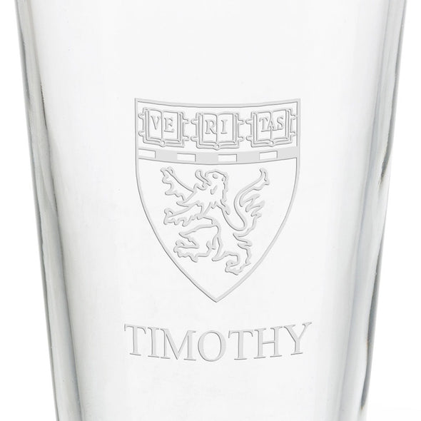 Harvard Medical School 16 oz Pint Glass - Set of 2 Shot #3