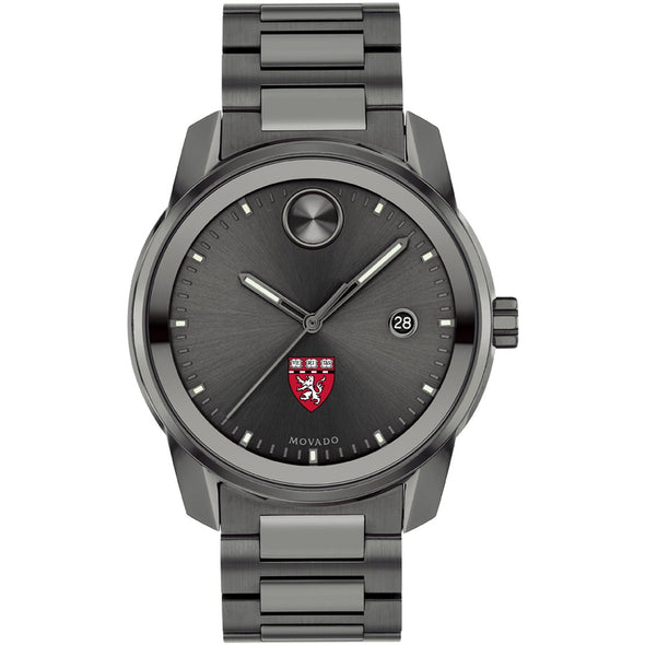 Harvard Medical School Men&#39;s Movado BOLD Gunmetal Grey with Date Window Shot #2