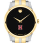 Harvard Men's Movado Collection Two-Tone Watch with Black Dial Shot #1