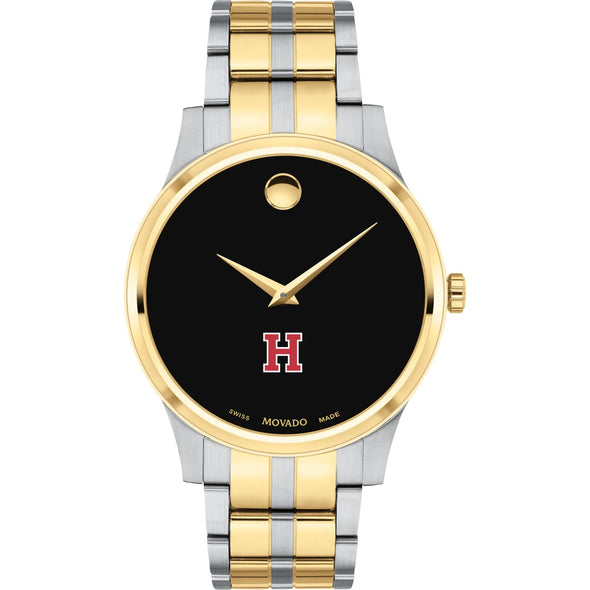 Harvard Men&#39;s Movado Collection Two-Tone Watch with Black Dial Shot #2