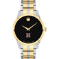 Harvard Men's Movado Collection Two-Tone Watch with Black Dial Shot #2