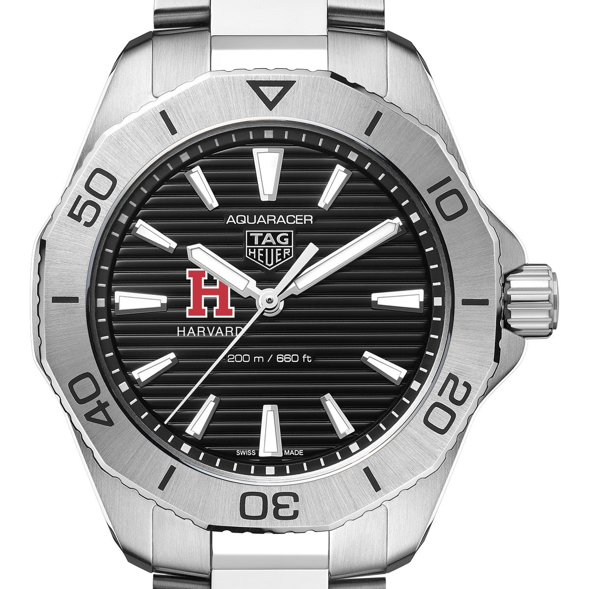 Harvard Men s TAG Heuer Steel Aquaracer with Black Dial M.LaHart