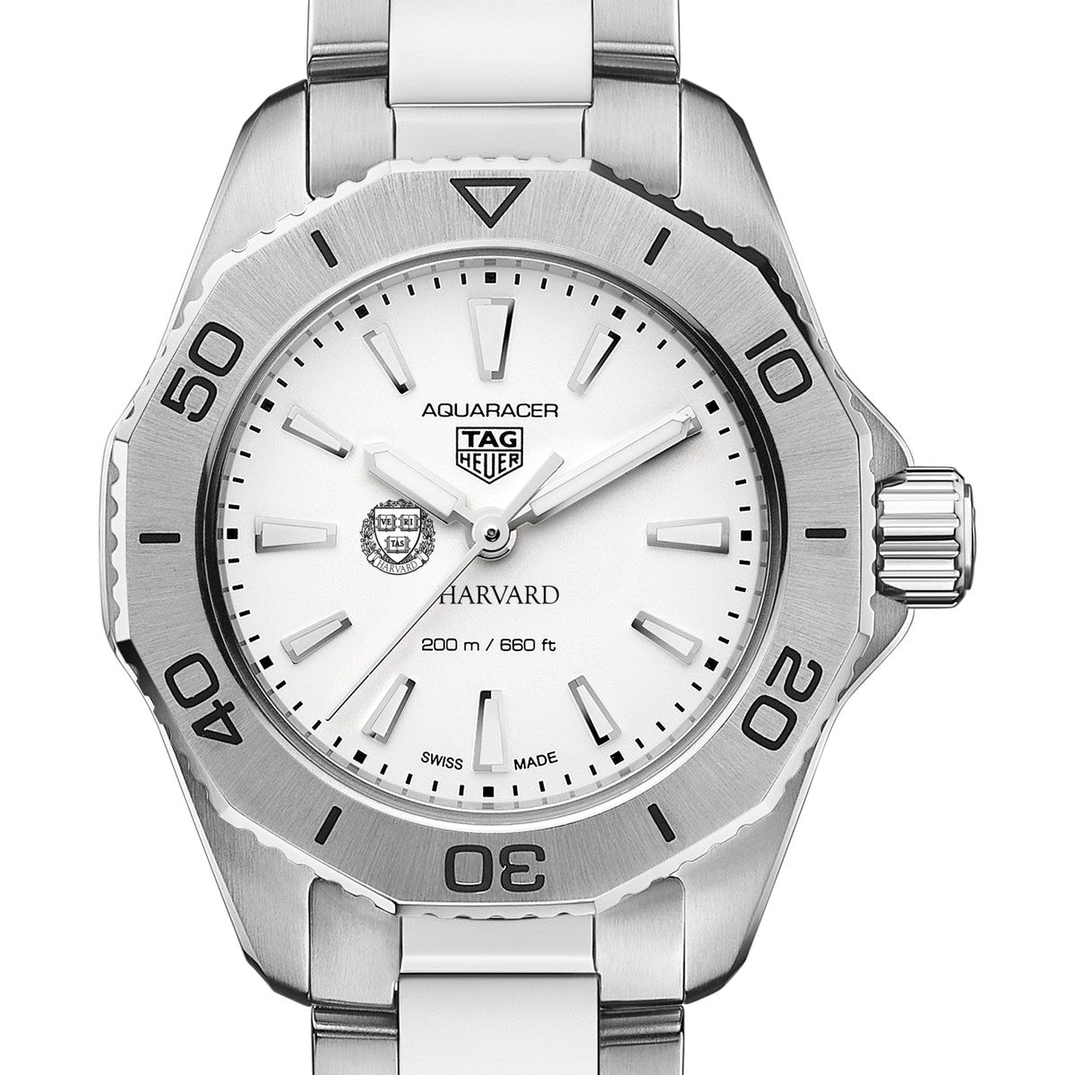 Harvard Women s TAG Heuer Steel Aquaracer with Silver Dial M