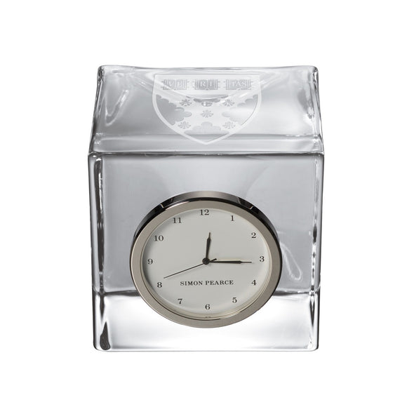 HBS Glass Desk Clock by Simon Pearce Shot #1