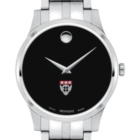 HBS Men's Movado Collection Stainless Steel Watch with Black Dial Shot #1