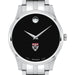 HBS Men's Movado Collection Stainless Steel Watch with Black Dial