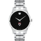 HBS Men's Movado Collection Stainless Steel Watch with Black Dial Shot #2