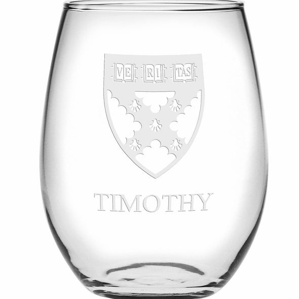 HBS Stemless Wine Glasses Made in the USA Shot #2