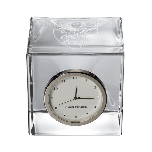 HMS Glass Desk Clock by Simon Pearce Shot #1