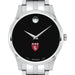 HMS Men's Movado Collection Stainless Steel Watch with Black Dial