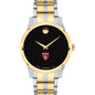 HMS Men's Movado Collection Two-Tone Watch with Black Dial Shot #2