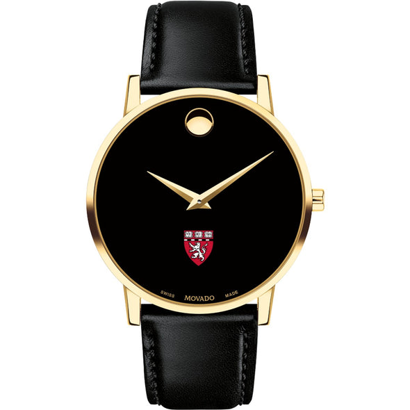 HMS Men&#39;s Movado Gold Museum Classic Leather Shot #2