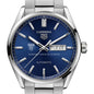 HMS Men's TAG Heuer Carrera with Blue Dial & Day-Date Window Shot #1